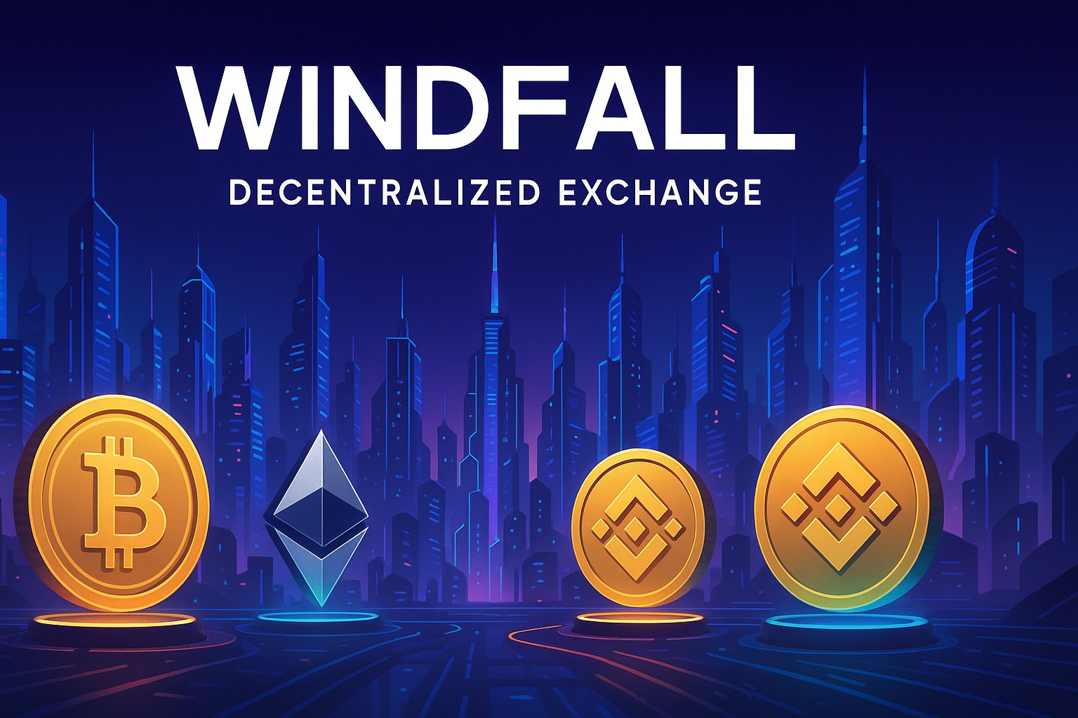 Decentralized Finance Illustration